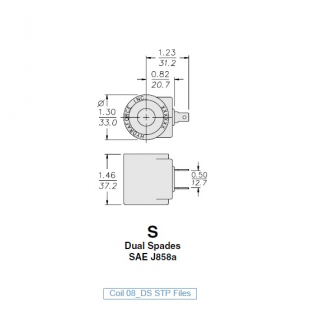 Coil 36VDC 14.7W h = 37.2mm